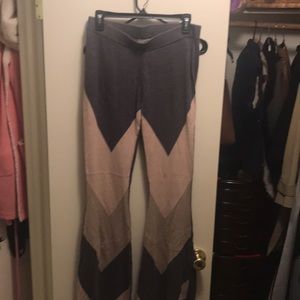 Flare multi colored leggings